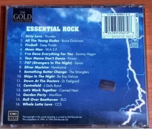 ESSENTIAL ROCK - V/A BRUCE DICKINSON THUNDER DEEP PURPLE MARILLION WASP POISON SAXON etc (1996) - CD 2.EL