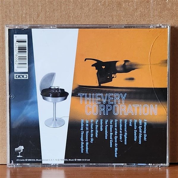 THIEVERY CORPORATION – SOUNDS FROM THE THIEVERY HI-FI (1996) - CD 2.EL