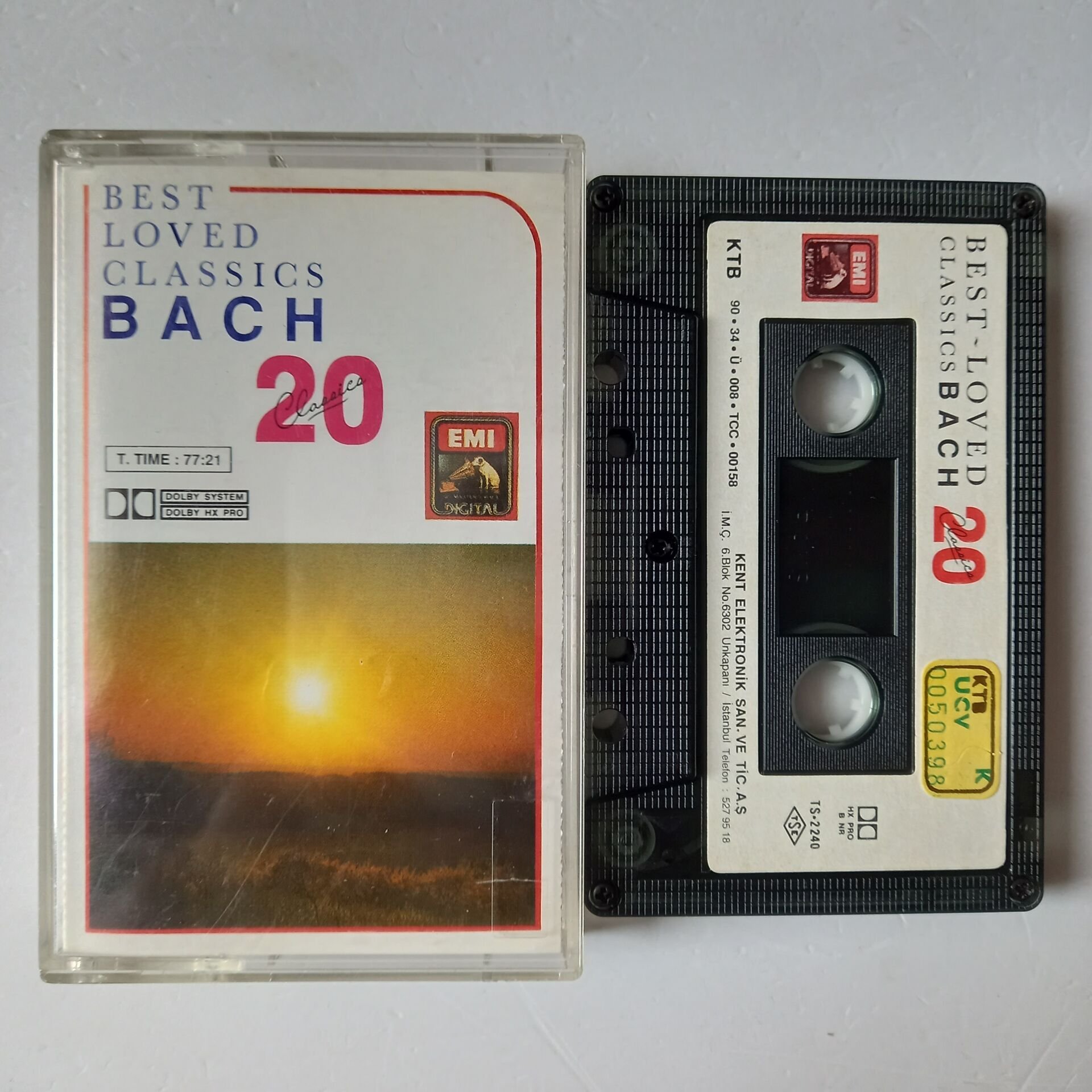 BEST LOVED CLASSICS - 20 / BACH (1990) - KASET 2.EL