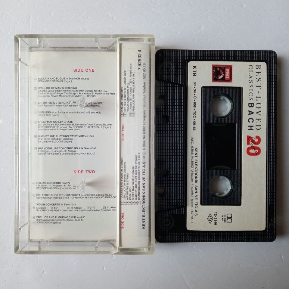 BEST LOVED CLASSICS - 20 / BACH (1990) - KASET 2.EL
