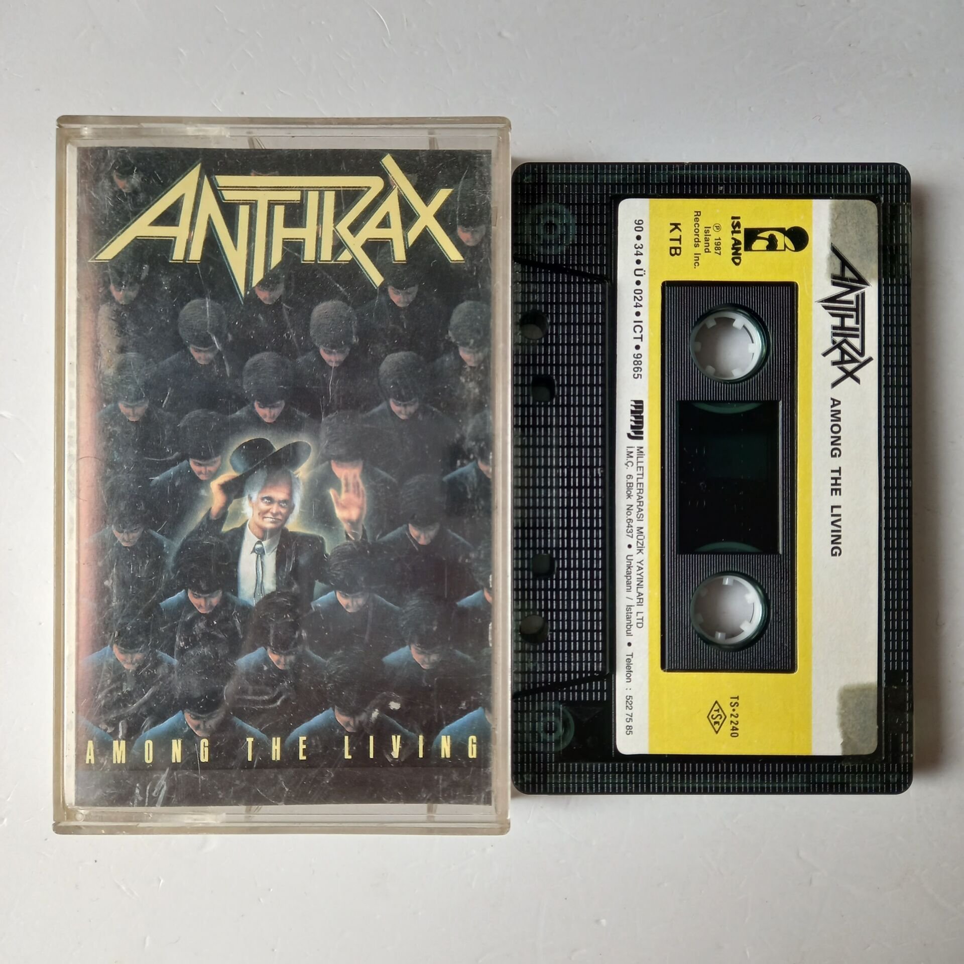 ANTHRAX - AMONG THE LIVING (1990) - KASET 2.EL