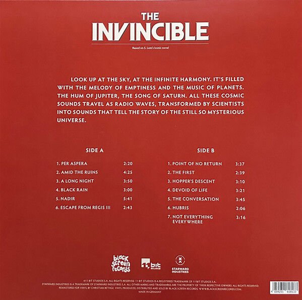 THE INVINCIBLE - ORIGINAL SOUNDTRACK BY BRUNON LUBAS (2024) - LP SIFIR PLAK