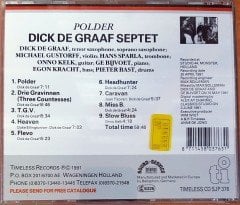 DICK DE GRAAF SEPTET - POLDER (1991) TIMELESS RECORDS CD 2.EL