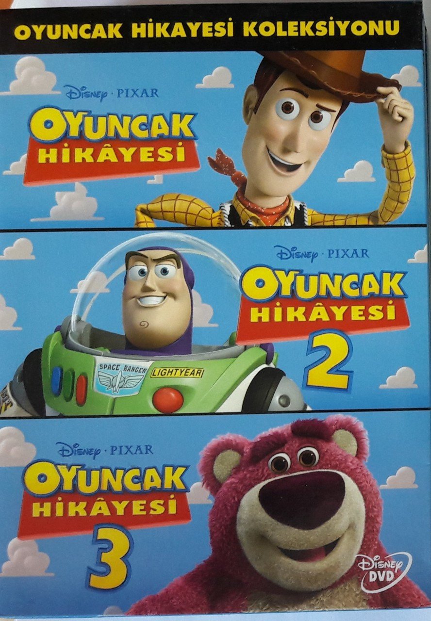 OYUNCAK HİKAYESİ KOLEKSİYONU - TOY STORY  - WALT DISNEY & PIXAR ANİMASYON - 3DVD 2.EL