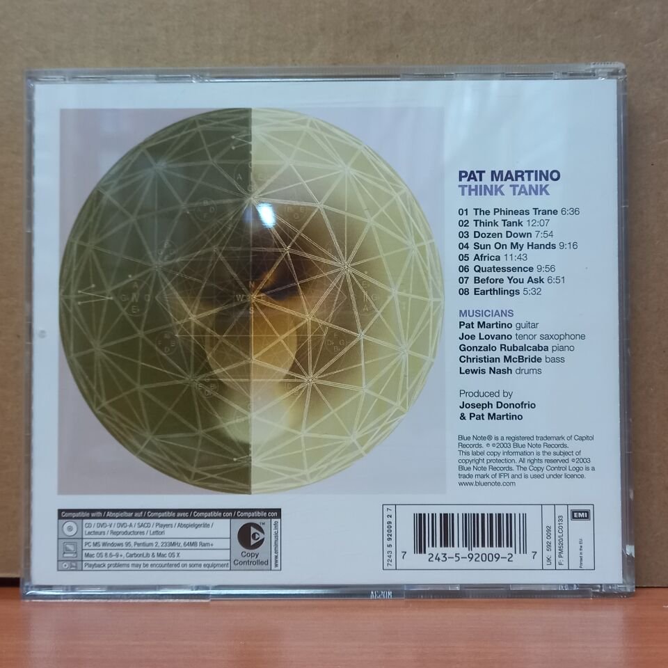PAT MARTINO - THINK TANK (2003) - CD 2.EL