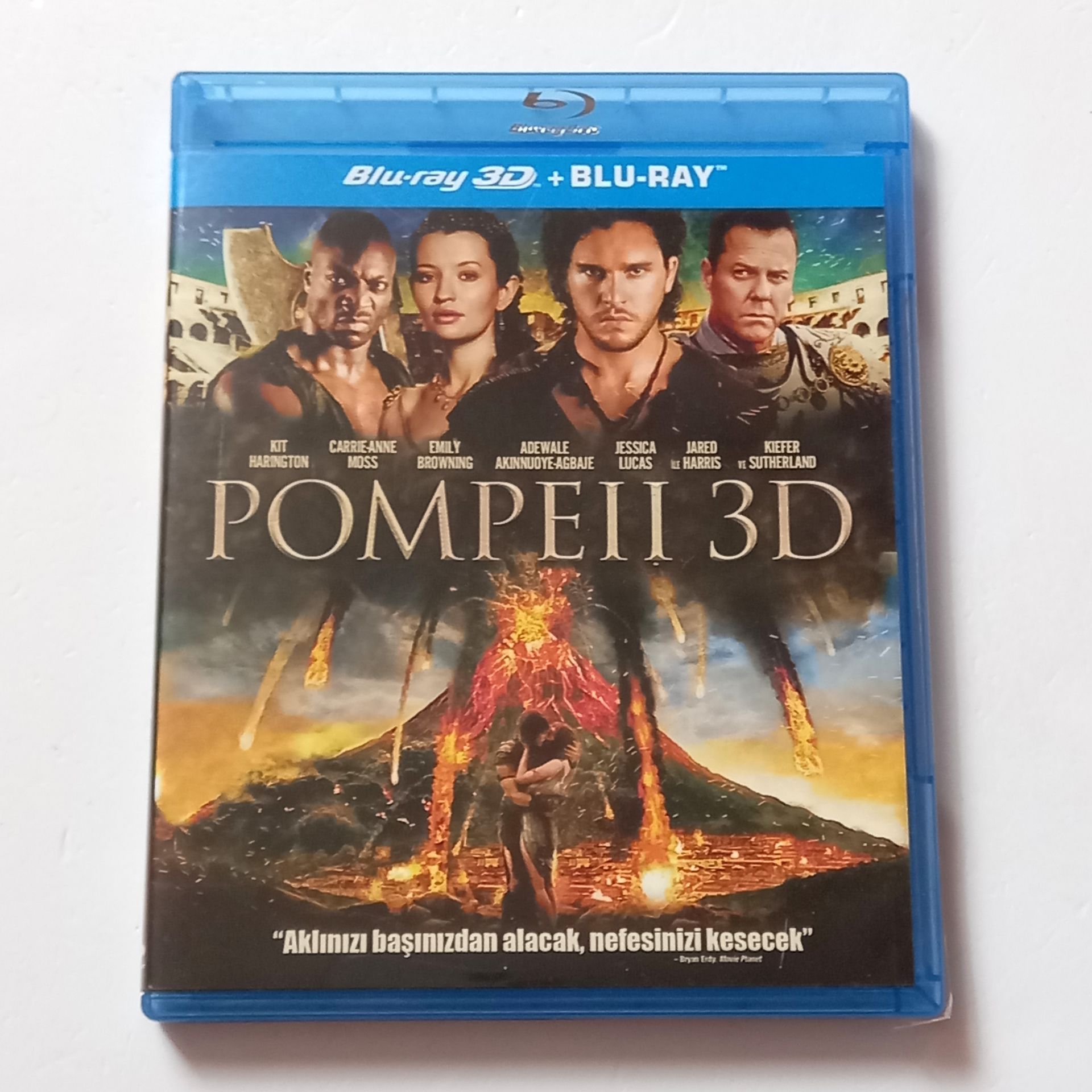 POMPEII 3D - KIT HARINGTON, CARRIE-ANNE MOSS, EMILY BROWNING - YÖN.: PAUL W. S. ANDERSON - BLU-RAY 3D + BLU-RAY TEK DİSK 2.EL