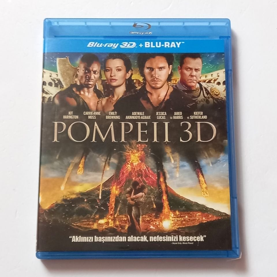 POMPEII 3D - KIT HARINGTON, CARRIE-ANNE MOSS, EMILY BROWNING - YÖN.: PAUL W. S. ANDERSON - BLU-RAY 3D + BLU-RAY TEK DİSK 2.EL