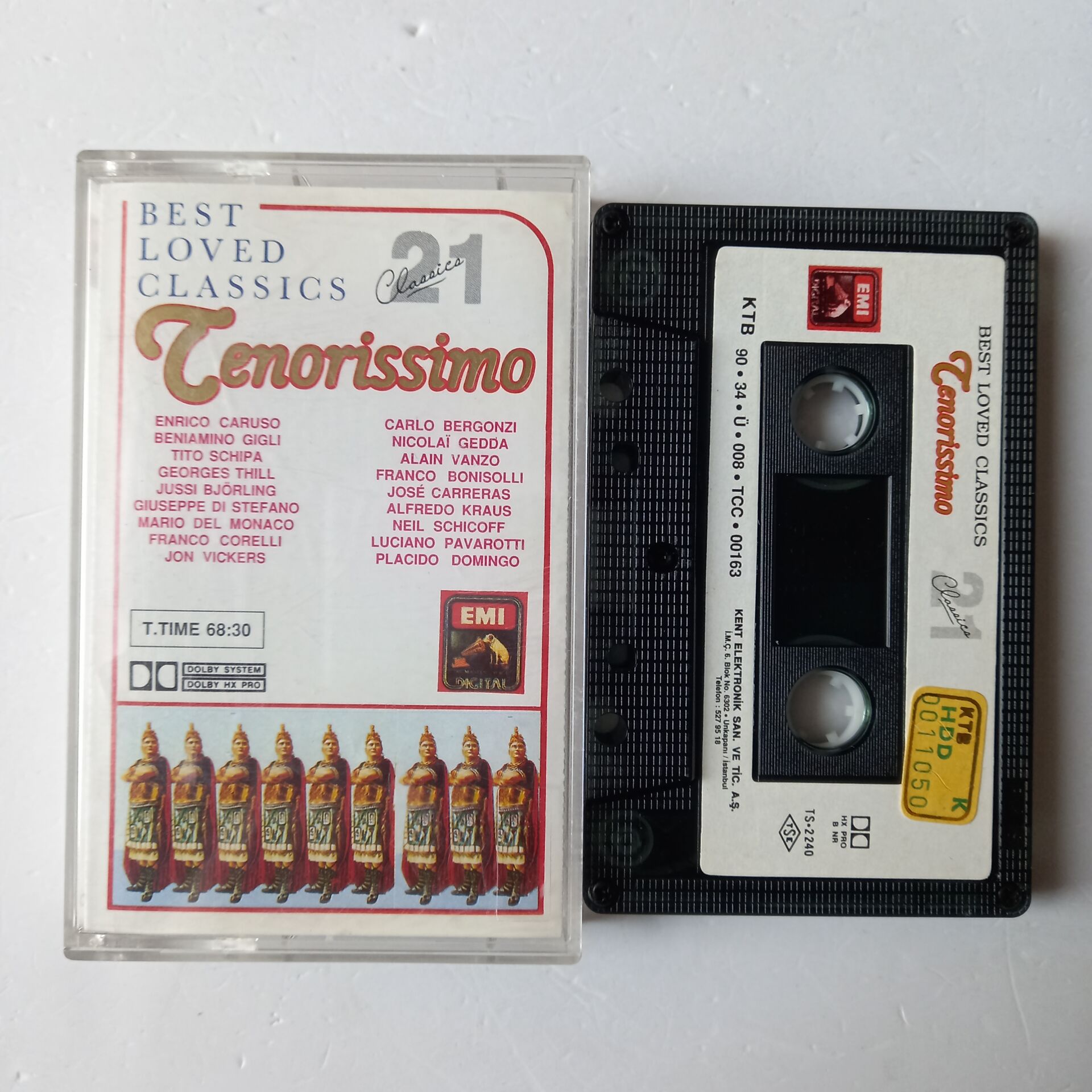 BEST LOVED CLASSICS - 21 / TENORISSIMO (1990) - KASET 2.EL