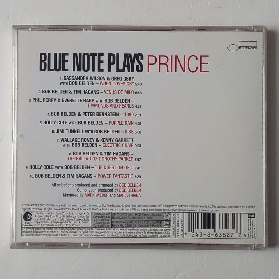 BLUE NOTE PLAYS PRINCE (2006) - CD 2.EL