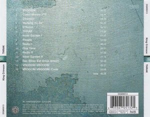 KING CRIMSON – THRAK (1995) - HDCD 30TH ANNIVERSARY EDITION SIFIR