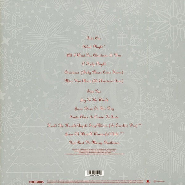 MARIAH CAREY - MERRY CHRISTMAS (1994) - 2024 LP ZOETROPE SIFIR PLAK