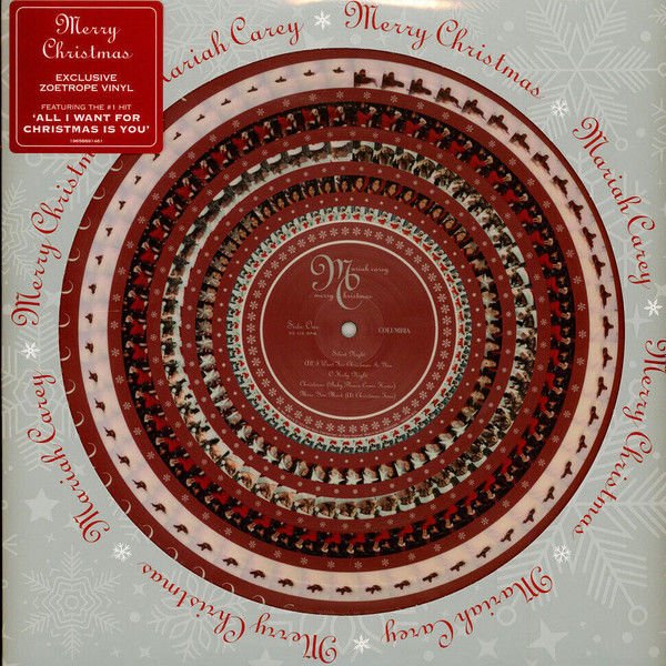 MARIAH CAREY - MERRY CHRISTMAS (1994) - 2024 LP ZOETROPE SIFIR PLAK