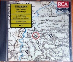 SCHUMANN - PIANO CONCERTO, SYMPHONY NO 4 / LEONARD PENNARIO, SEIJI OZAWA, ERICH LEINSDORF (1994) RCA CLASSICS CD 2.EL