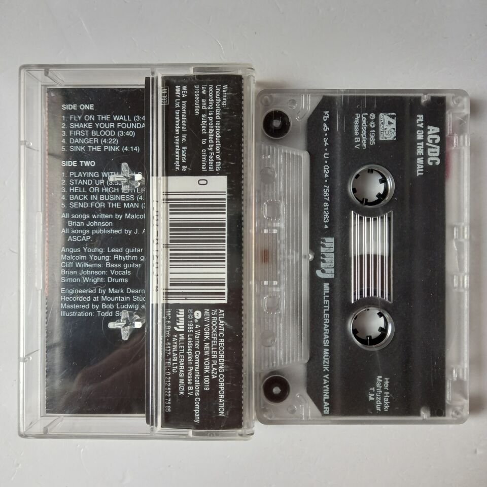AC/DC - FLY ON THE WALL (1985) - KASET 2.EL