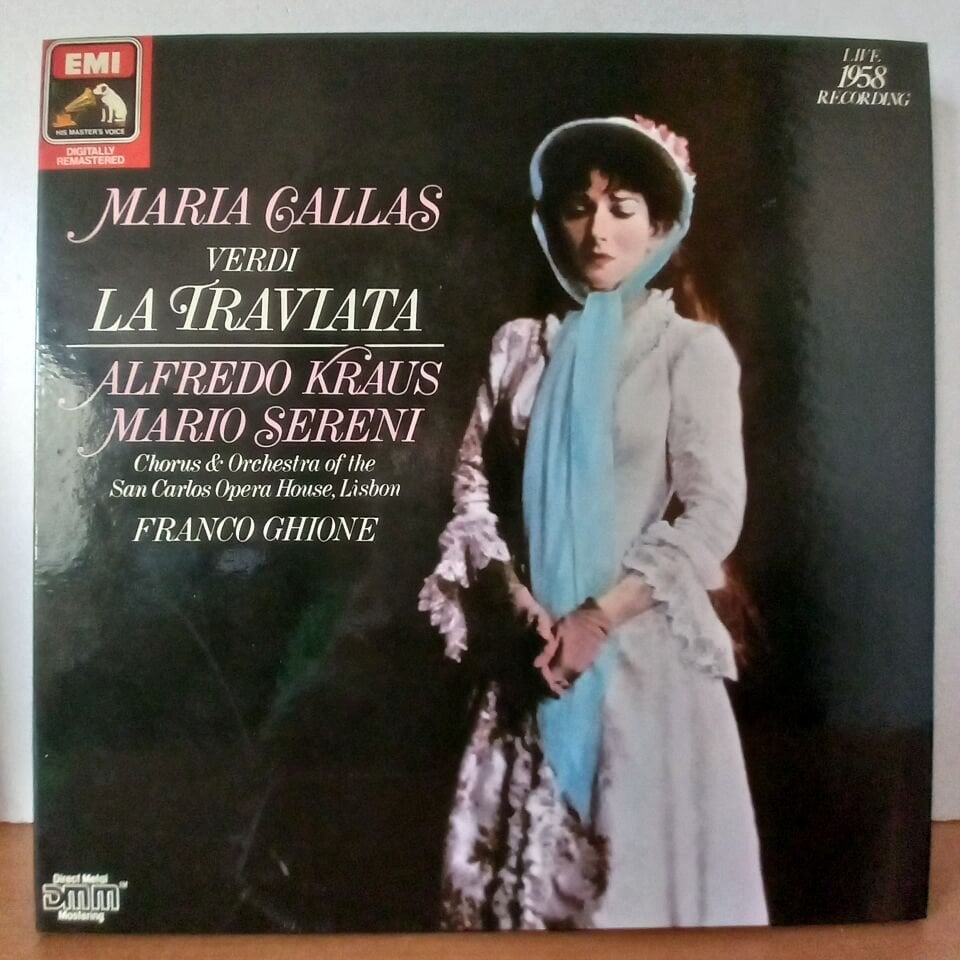 VERDI: LA TRAVIATA / MARIA CALLAS, ALFREDO KRAUS, MARIO SERENI, LAURA ZANINI, FRANCO GHIONE (1987) - 2LP BOX SET 2.EL PLAK