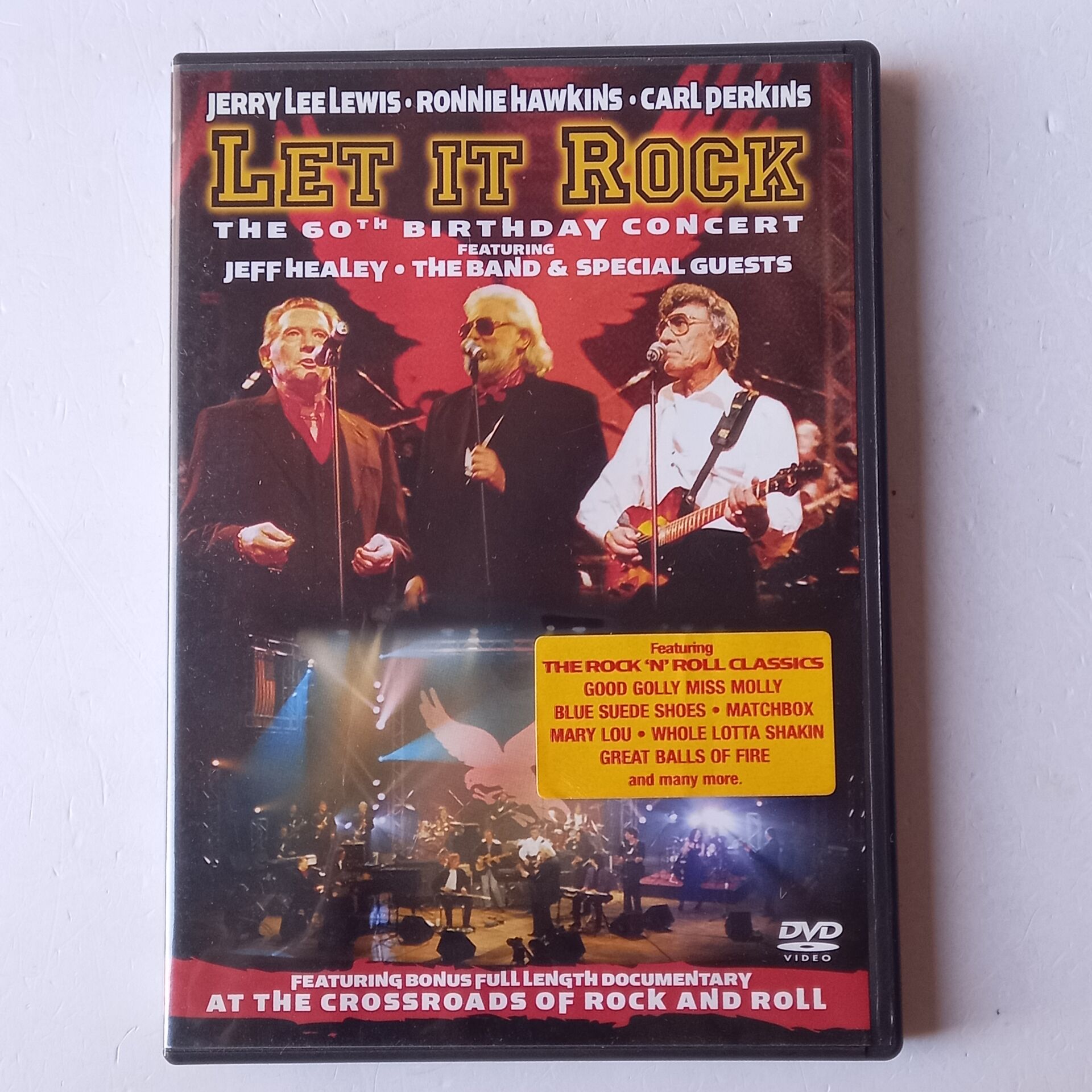 LET IT ROCK: THE 60TH BIRTHDAY CONCERT - JERRY LEE LEWIS, RONNIE HAWKINS, CARL PERKINS (2005) - DVD 2.EL