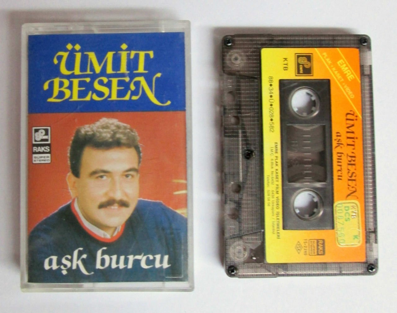 ÜMİT BESEN - AŞK BURCU - 2.EL KASET