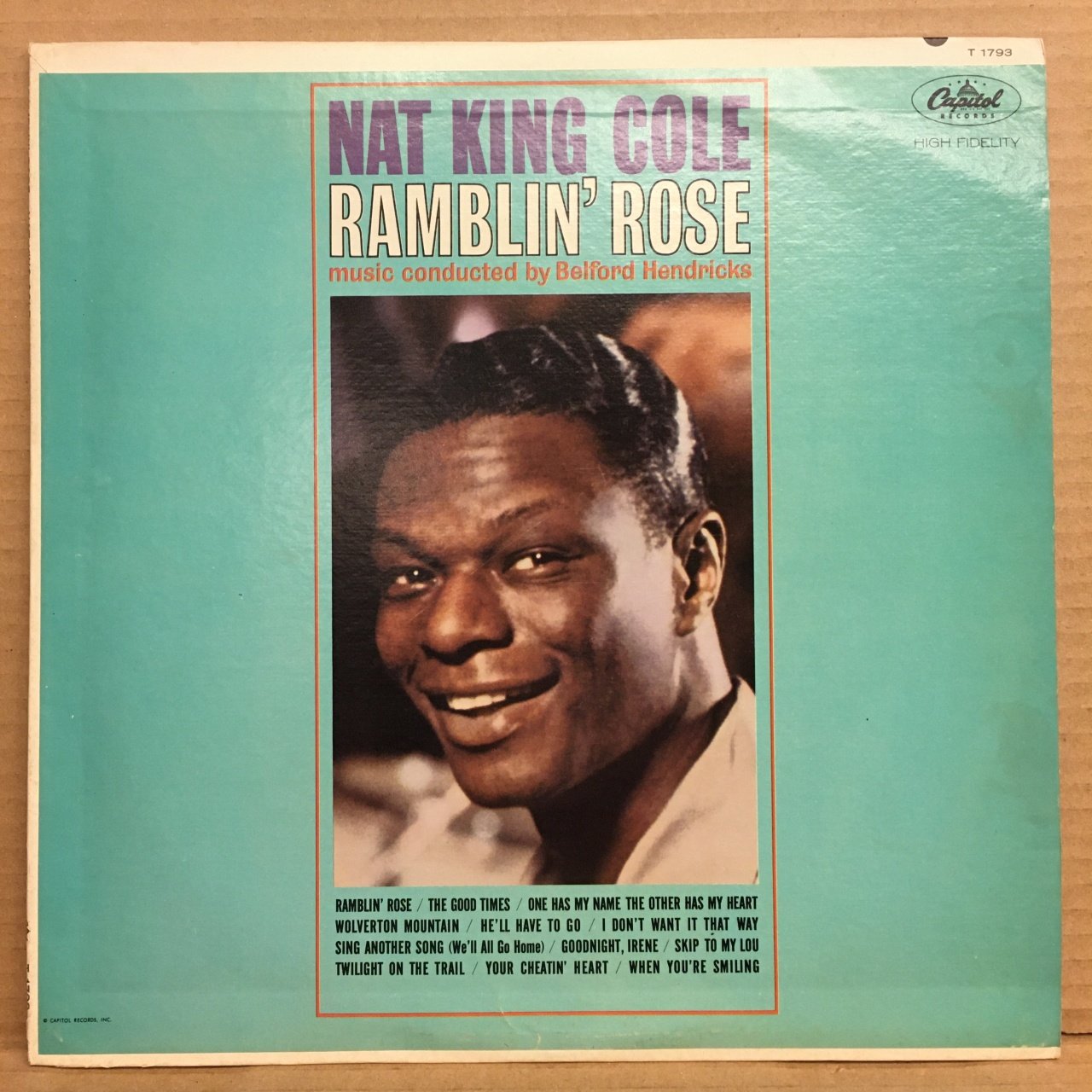 NAT KING COLE - RAMBLIN' ROSE - 2.EL PLAK