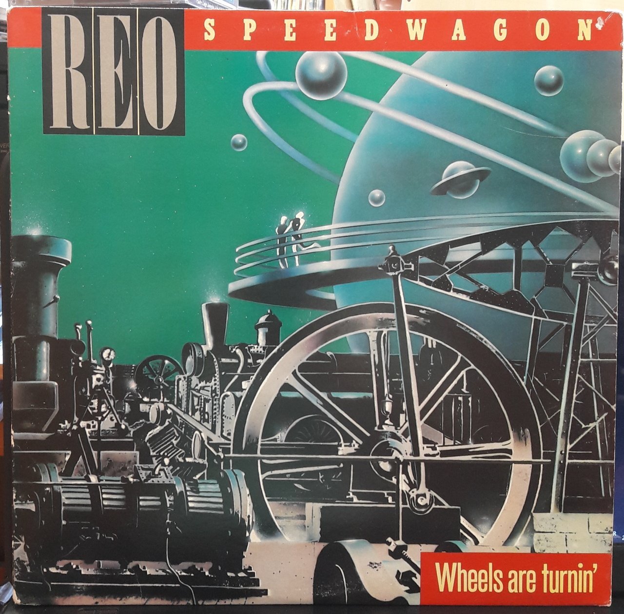 REO SPEEDWAGON - WHEELS ARE TURNIN' (1984) - PLAK 2.EL