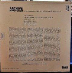 BACH: PRELUDE AND FUGUE B MINOR, G MAJOR, C MAJOR, HELMUT WALCHA - PLAK 2.EL