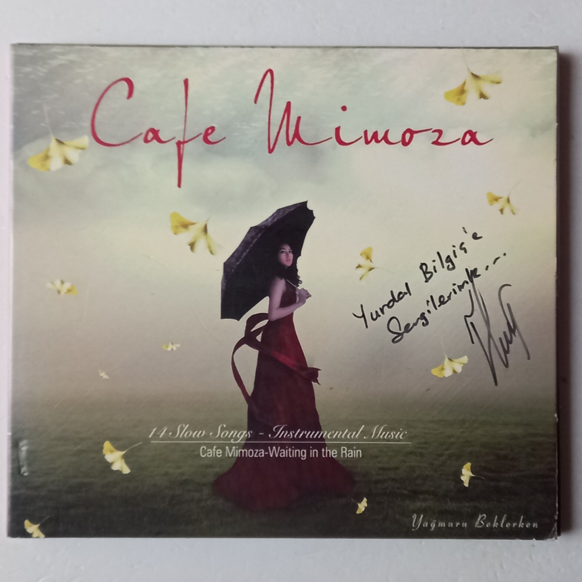 FIKRET HASANİ – CAFE MİMOZA / YAĞMURU BEKLERKEN (2010) - İSME İMZALI CD 2.EL