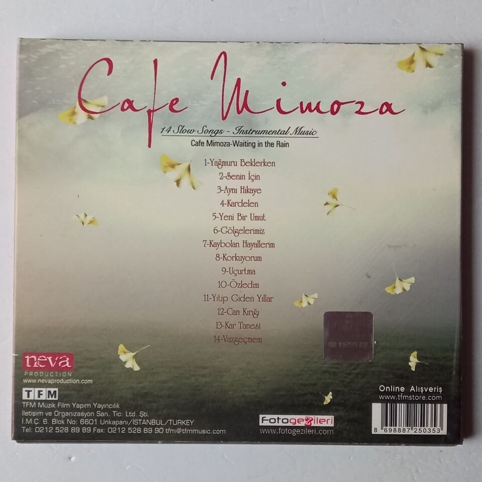 FIKRET HASANİ – CAFE MİMOZA / YAĞMURU BEKLERKEN (2010) - İSME İMZALI CD 2.EL