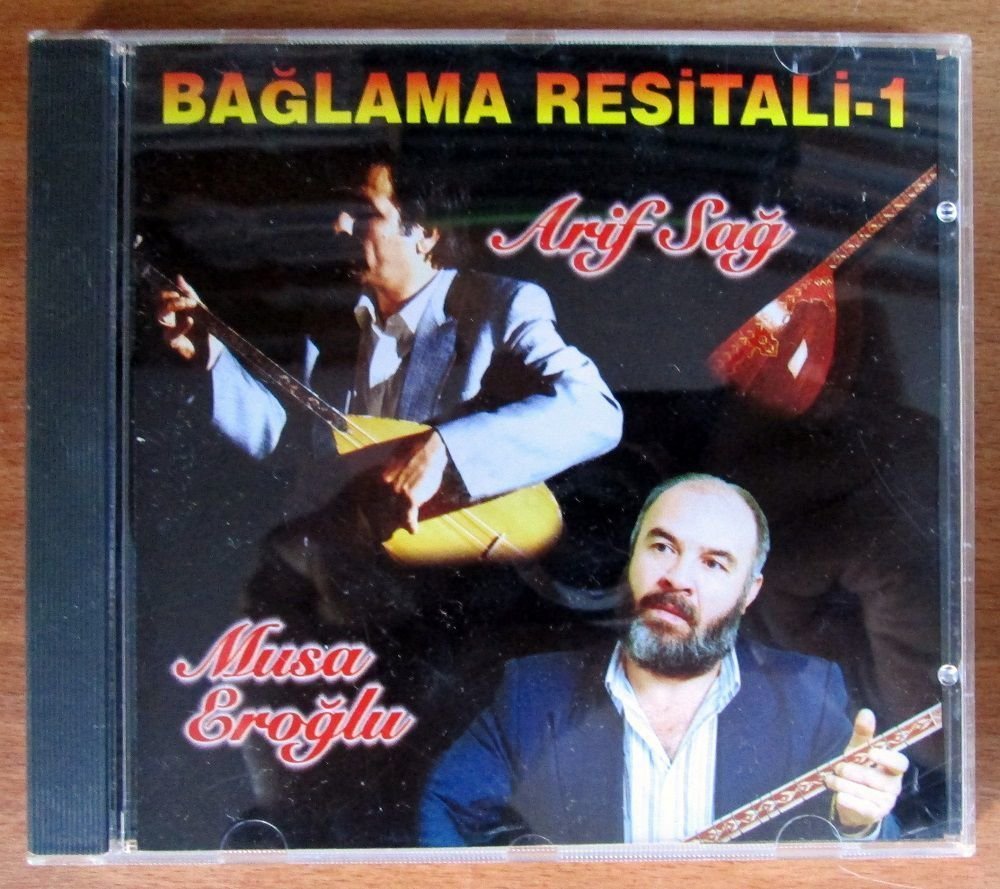ARİF SAĞ MUSA EROĞLU BAĞLAMA RESİTALİ 1 CD 2.EL
