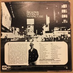 NAT KING COLE - THE BROADWAY MOODS OF NAT KING COLE 1961 2.EL PLAK