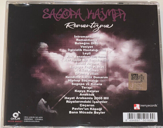 SAGOPA KAJMER - ROMANTİZMA (2005) -  2026 CD TÜRKÇE RAP / JEWEL CASE AMBALAJINDA SIFIR