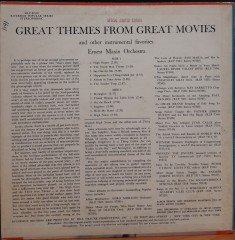 THE ERNEST MAXIN ORCHESTRA - GREAT THEMES FROM GREAT MOVIES (1963) - PLAK 2.EL