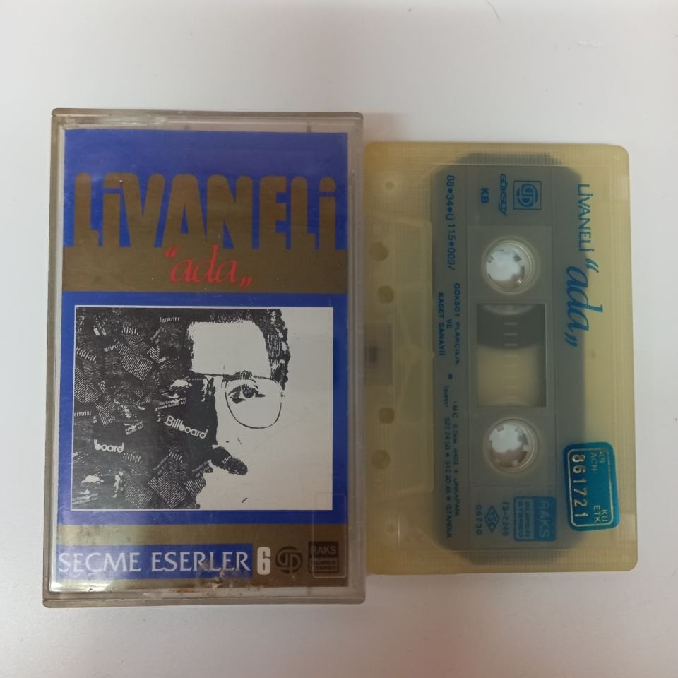 ZÜLFÜ LİVANELİ - ADA / SEÇME ESERLER 6 (1988) - KASET 2.EL