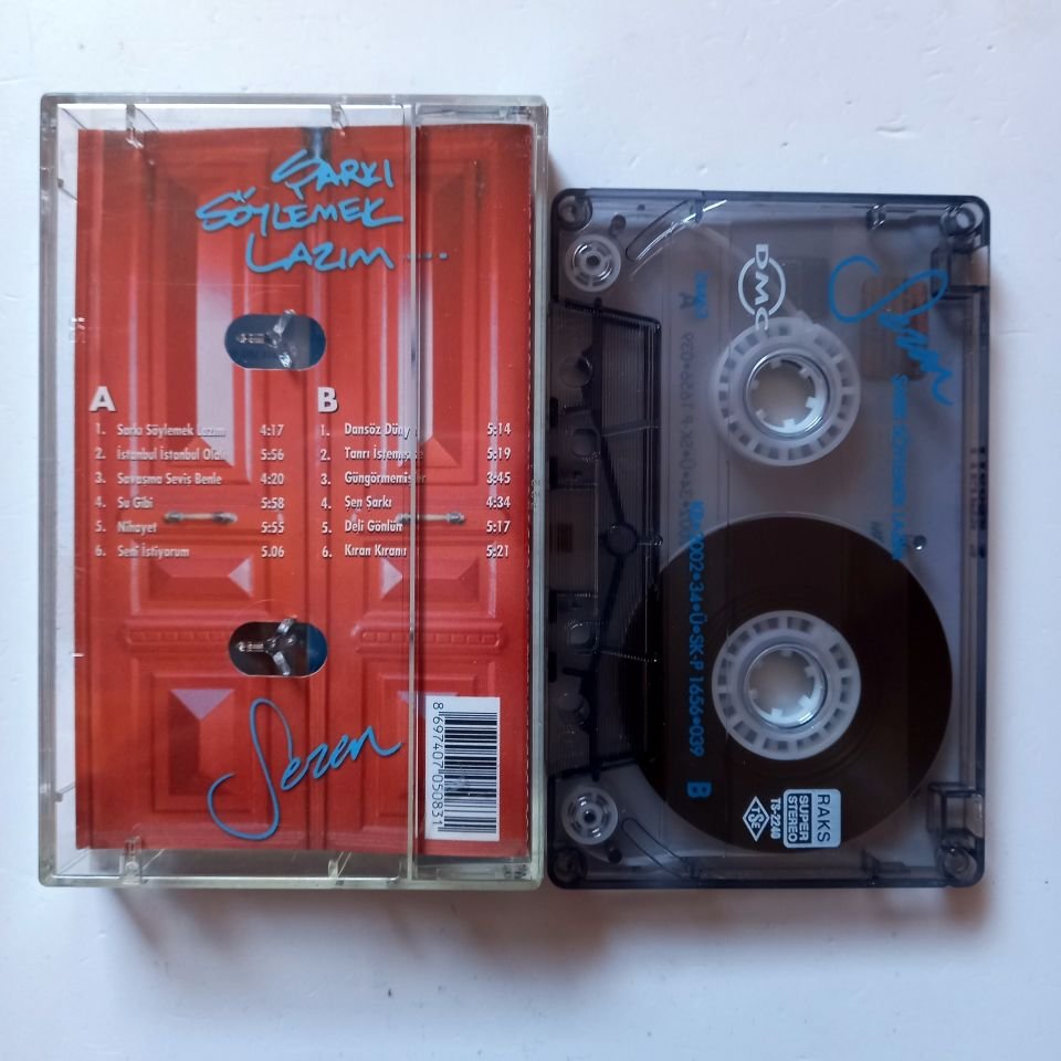 SEZEN AKSU - ŞARKI SÖYLEMEK LAZIM (2002) - KASET 2.EL
