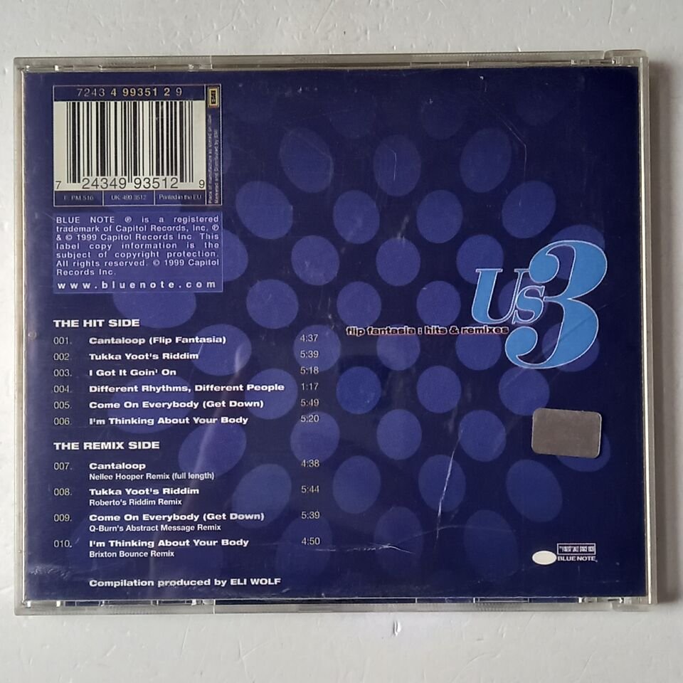 US3 – FLIP FANTASIA: HITS & REMIXES (1999) - CD 2.EL