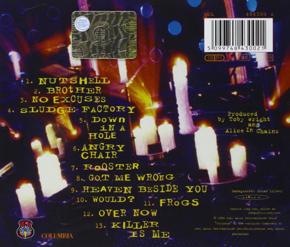 ALICE IN CHAINS - MTV UNPLUGGED (1996) - CD AMBALAJINDA SIFIR