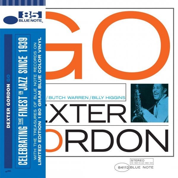 DEXTER GORDON - GO (1962) - LP BLUE NOTE '85 SERIES 180GR 2024 COLOURED EDITION SIFIR PLAK