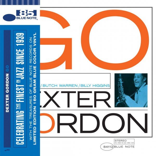 DEXTER GORDON - GO (1962) - LP BLUE NOTE '85 SERIES 180GR 2024 COLOURED EDITION SIFIR PLAK