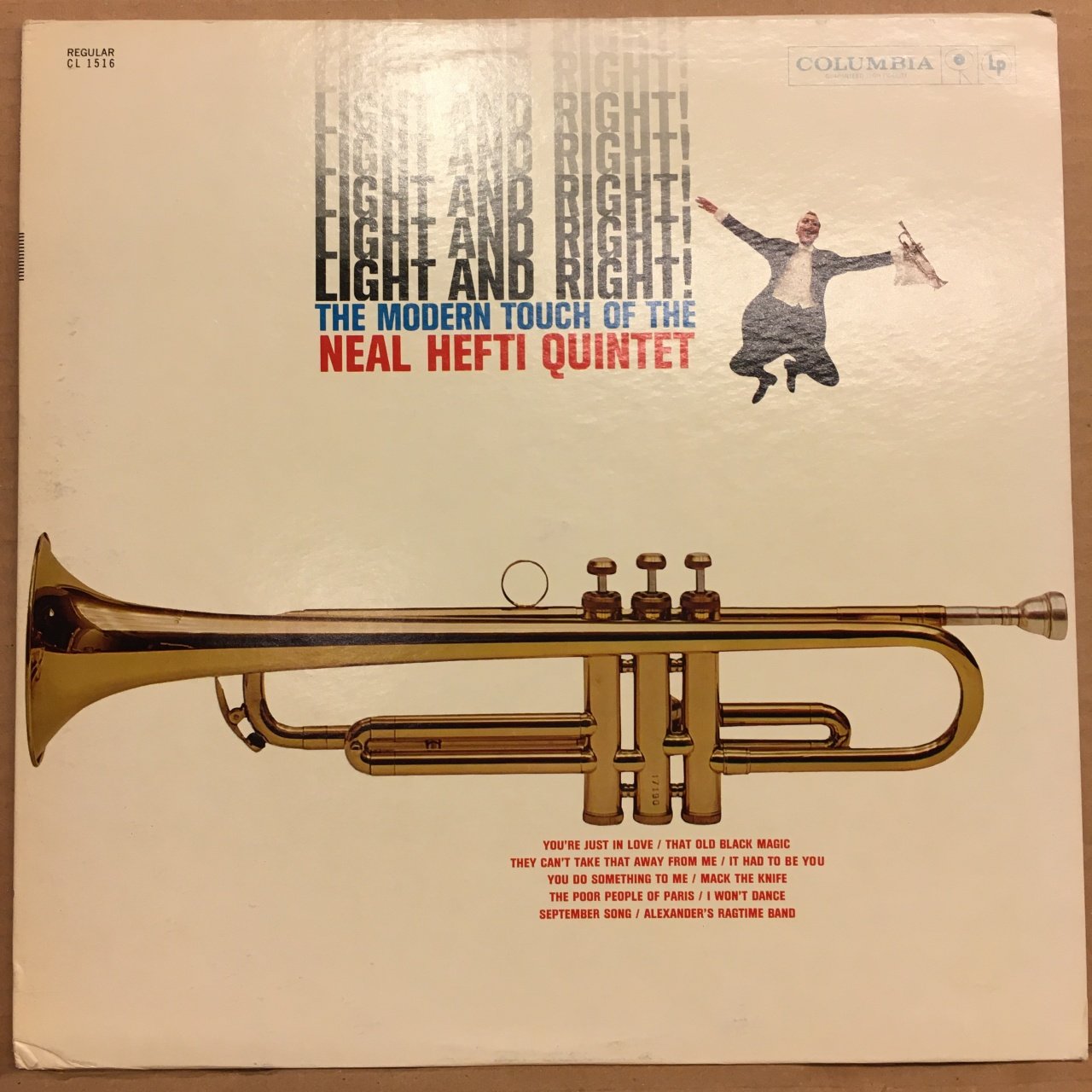 NEAL HEFTI QUINTET - LIGHT AND RIGHT THE MODERN TOUCH