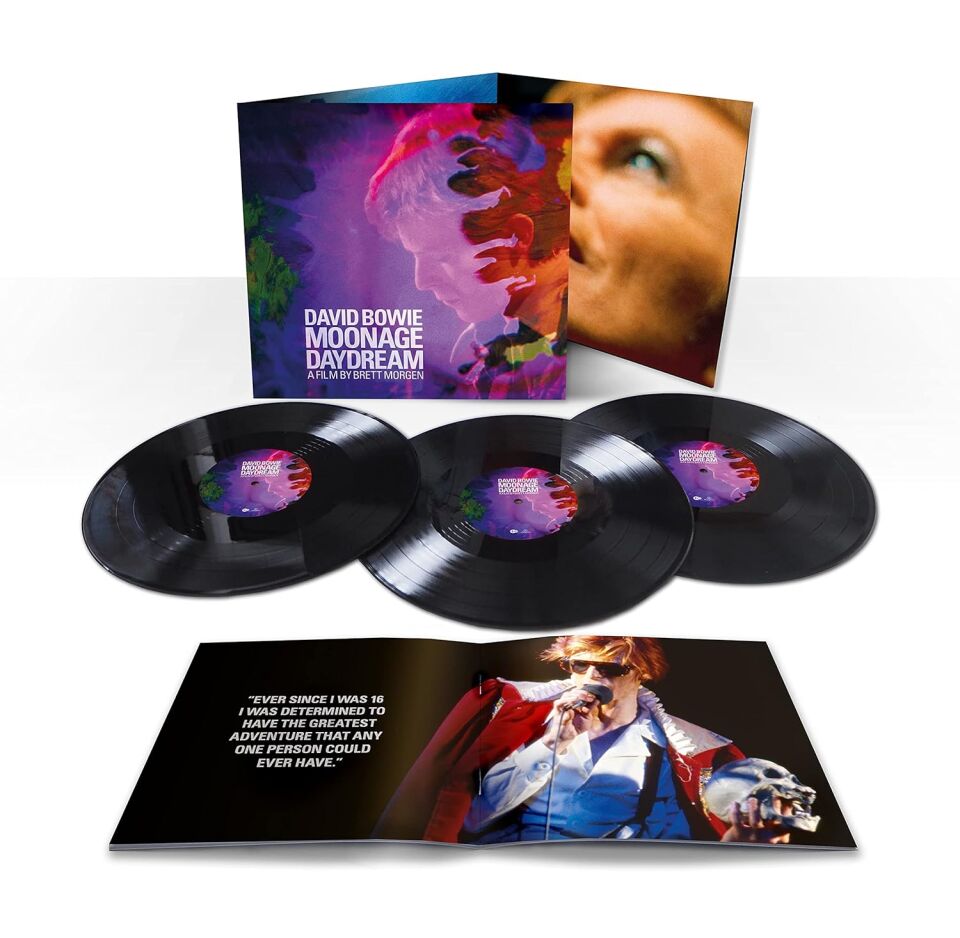 DAVID BOWIE - MOONAGE DAYDREAM SOUNDTRACK / A FILM BY BRETT MORGEN (2022) - 3xLP 2023 EDITION SIFIR PLAK