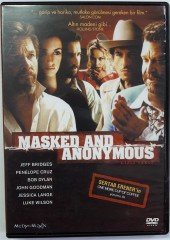 MASKED AND ANONYMOUS - GİZLİ SAKLI - JEFF BRIDGES - PENÉLOPE CRUZ - BOB DYLAN - JOHN GOODMAN - JESSICA LANGE - DVD 2.EL