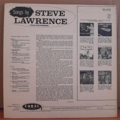 STEVE LAWRENCE - SONG BY - LP 2.EL PLAK