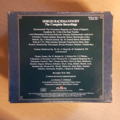 SERGEI RACHMANINOFF - THE COMPLETE RECORDINGS (1992) - 10CD BOX SET 2.EL