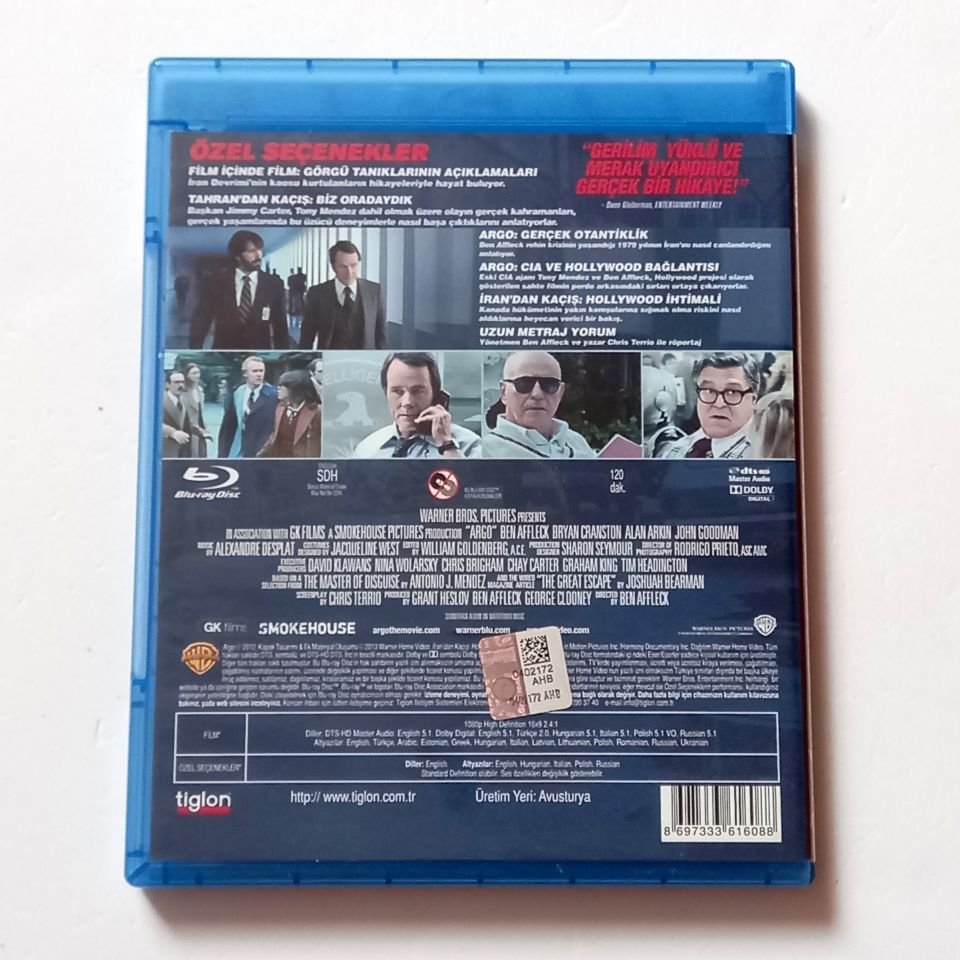 OPERASYON: ARGO / ARGO - BEN AFFLECK, BRYAN CRANSTON, ALAN ARKIN, JOHN GOODMAN - YÖN.: BEN AFFLECK - BLU-RAY 2.EL