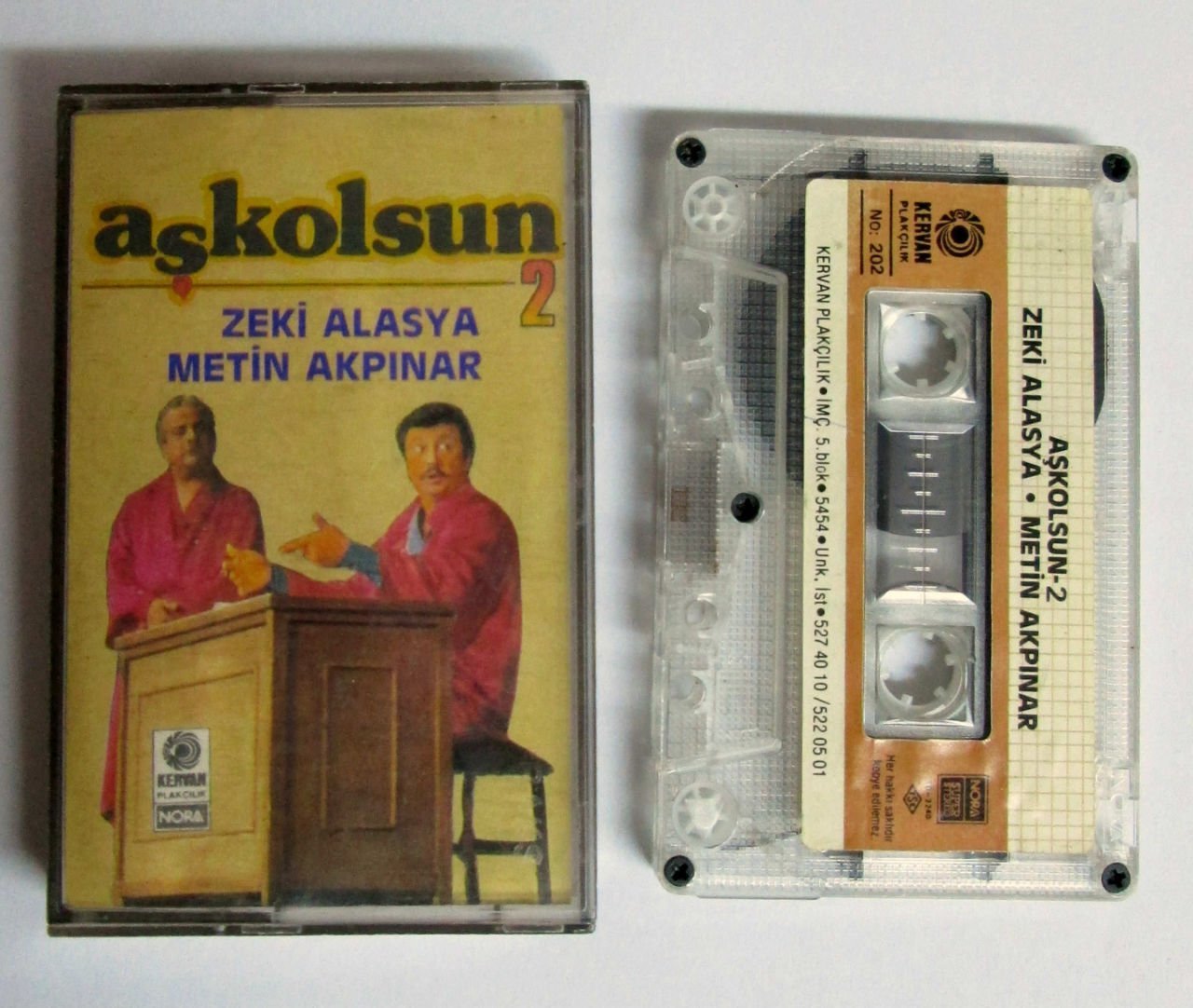 ZEKİ ALASYA M. AKPINAR - AŞKOLSUN 2 - 2.EL KASET