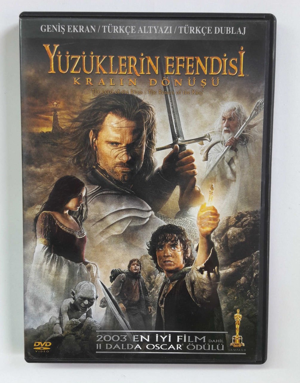 YÜZÜKLERİN EFENDİSİ KRALIN DÖNÜŞÜ - THE LORD OF THE RINGS THE RETURN OF THE KING - 2DVD 2.EL