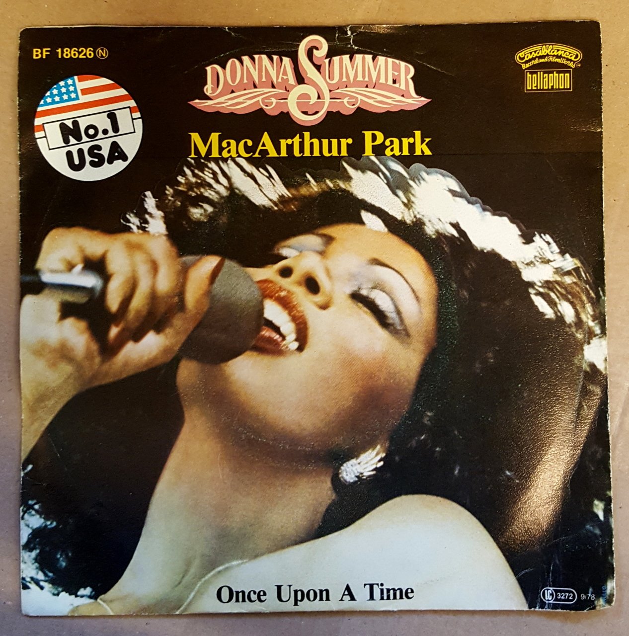 DONNA SUMMER - MACARTHUR PARK / ONCE UPON A TIME (1978) - 7'' 45 DEVİR SINGLE PLAK