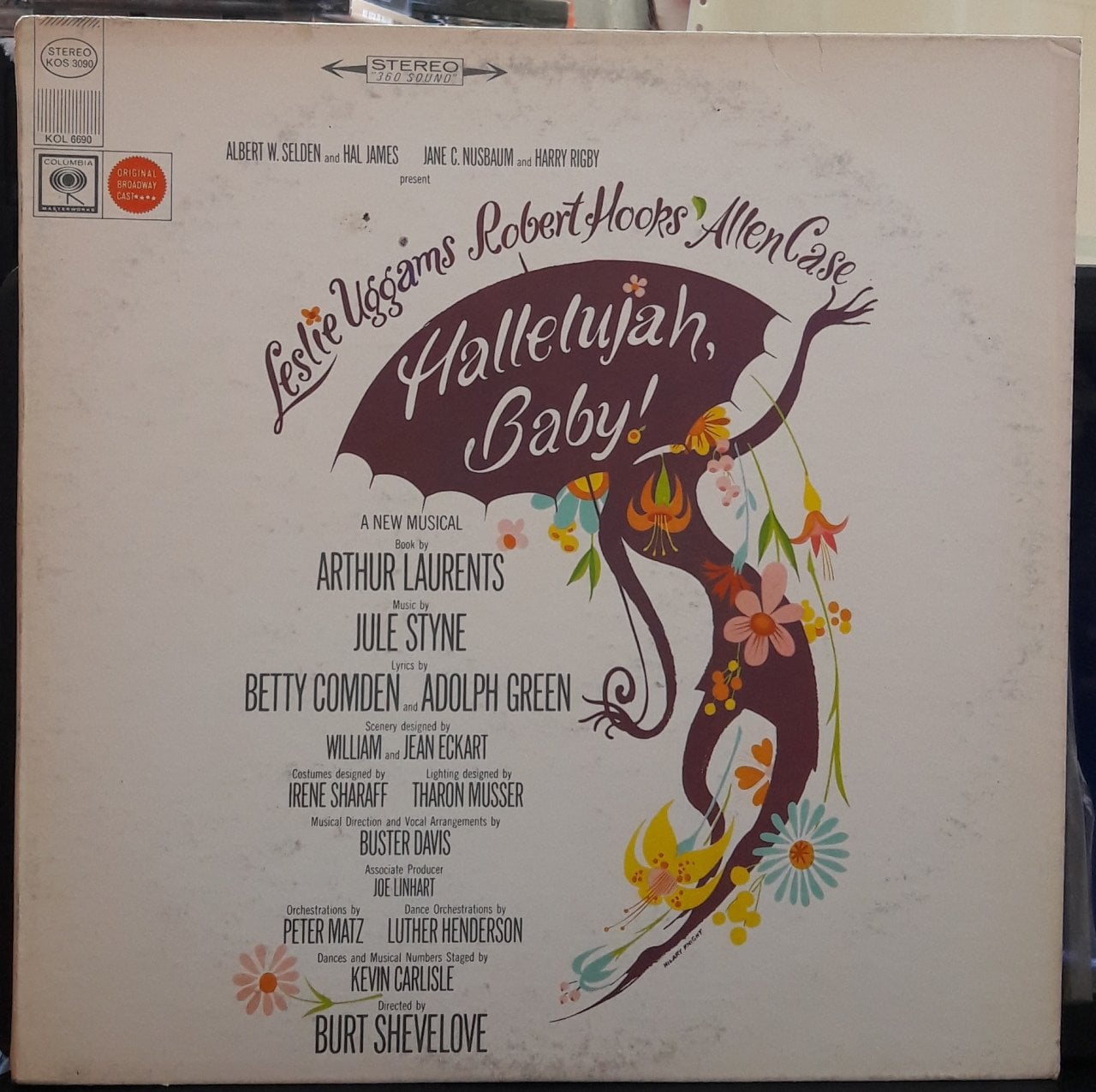 HALLELUJAH, BABY! - JULE STYNE - ORIGINAL BROADWAY CAST (1967) - PLAK 2.EL