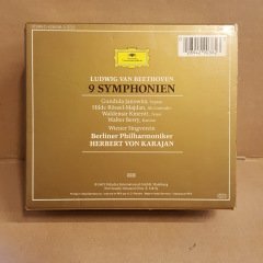 BEETHOVEN - 9 SYMPHONIEN / KARAJAN / BERLIN PHILHARMONI - 5CD BOX SET 2.EL