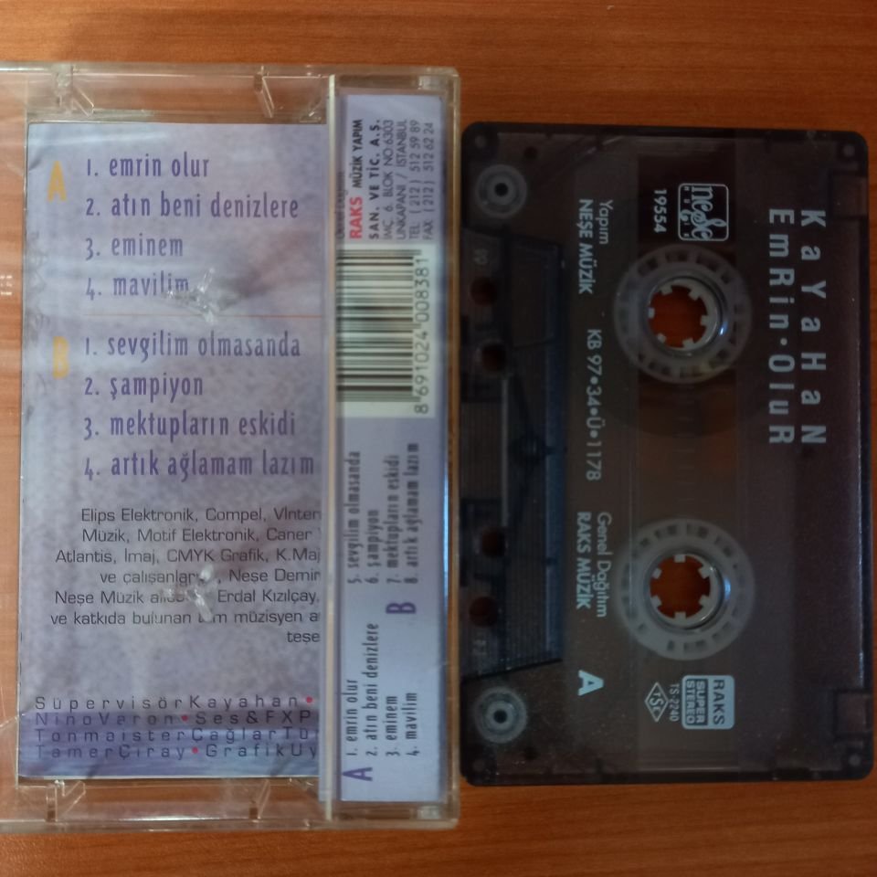 KAYAHAN - EMRİN OLUR (1997) - KASET 2.EL