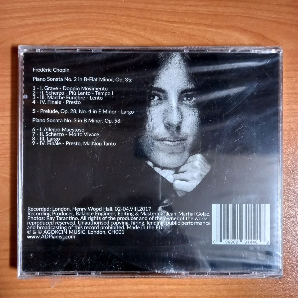 A CHOPIN AFFAIR: SONATAS / AYSEDENIZ GOKCIN (2017) - CD 2.EL