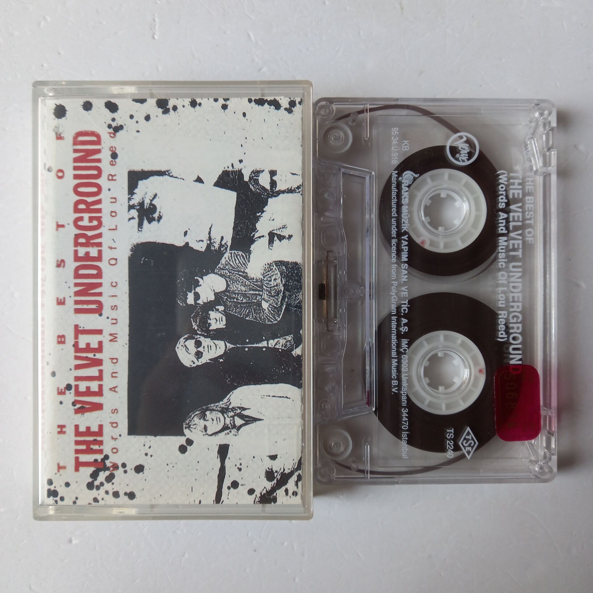 THE VELVET UNDERGROUND - THE BEST OF THE VELVET UNDERGROUND / WORDS AND MUSIC OF LOU REED (1995) - KASET 2.EL